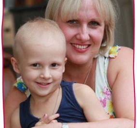Alice and Mum Jane - Alice was Diagnosed with Wilms' Tumour aged four
